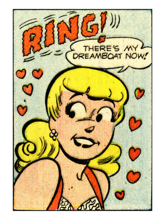 Betty Cooper from  Archie comics  she is  clic blonde Betty